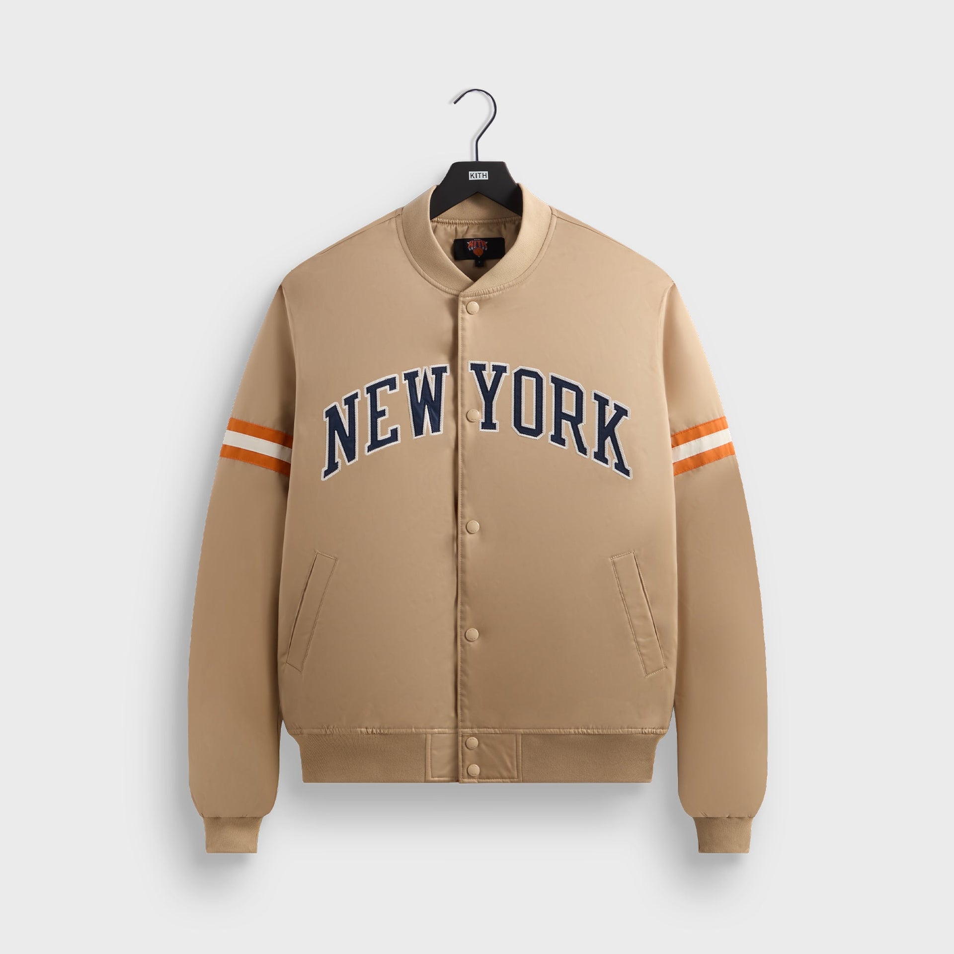 Kith for the New York Knicks Wings Satin Bomber Jacket - Stock