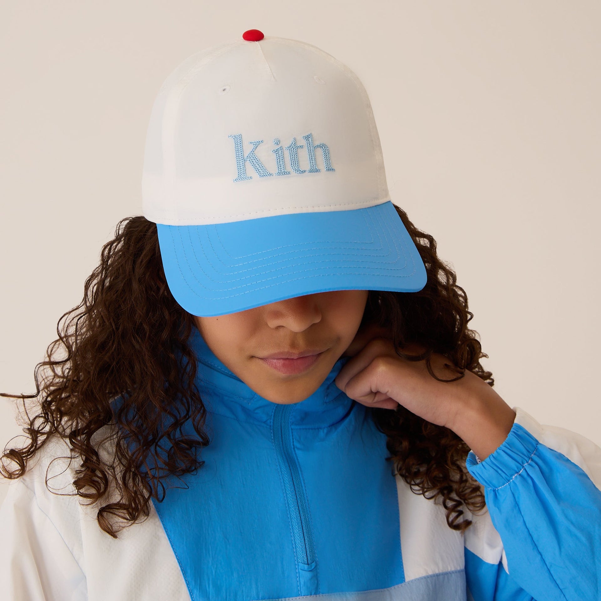 Kith Kids Harrison Pinch Crown Cap - Swedish Blue