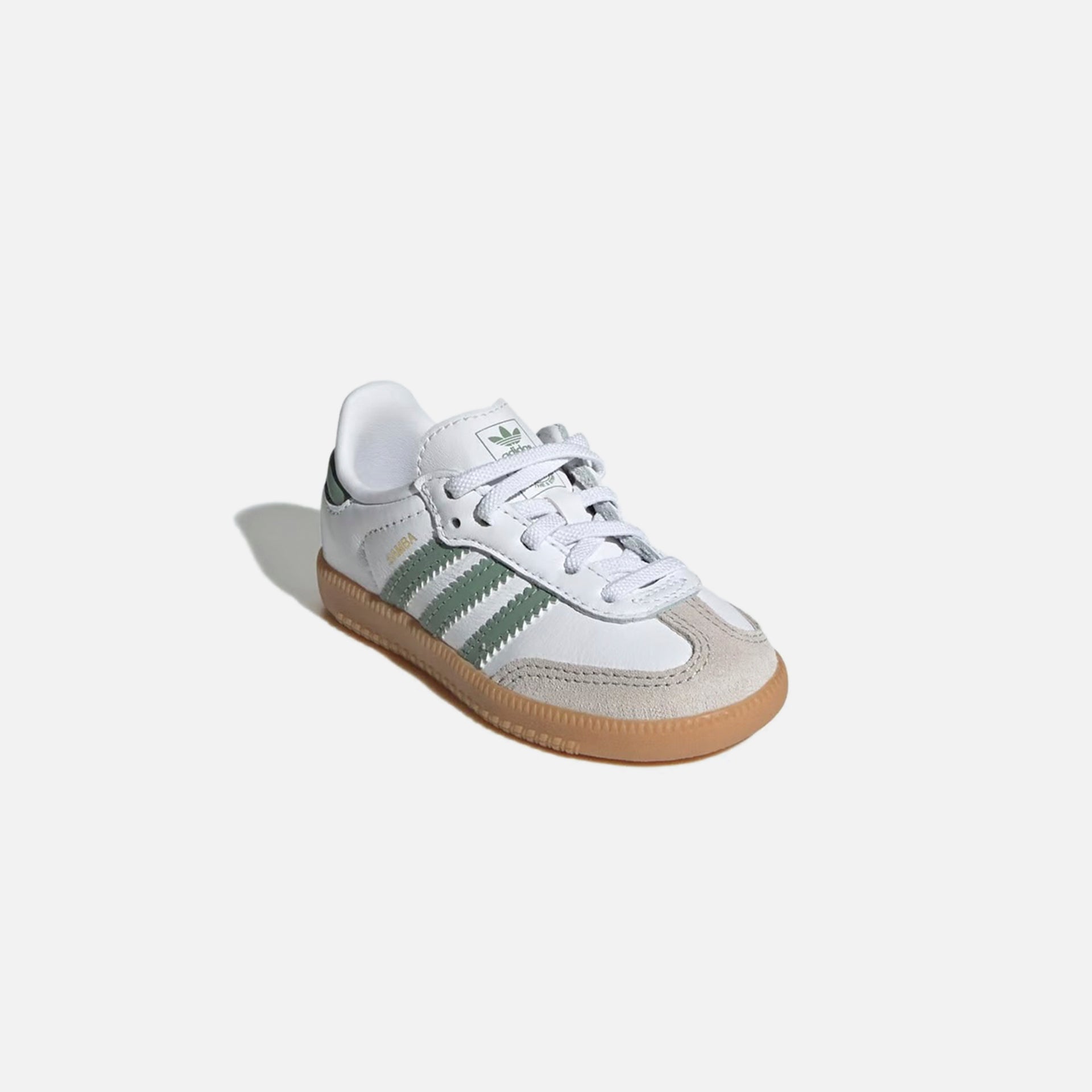 adidas GS Samba OG - Cloud White / Silver Green